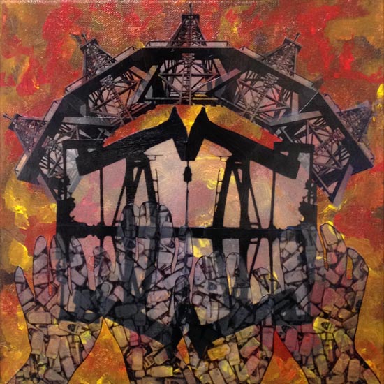 Marnie Sinclair multimedia work, "Connected I"