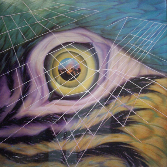 Marnie Sinclair pastel painting gator